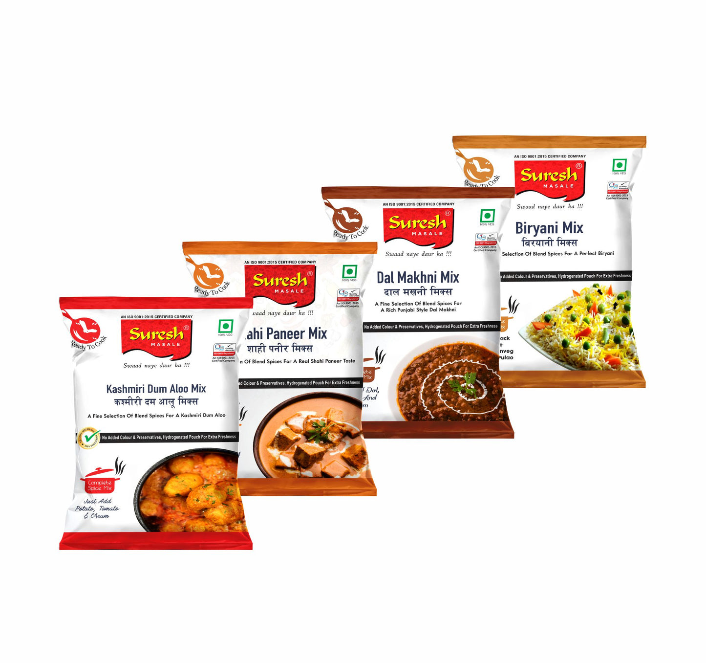 Suresh Royal Delight Instant Mix Collection (40 gm pack of 4pcs)