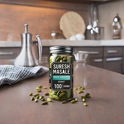 Suresh Masale-Green Cardamom-The Flavour Of India (100 Gram)