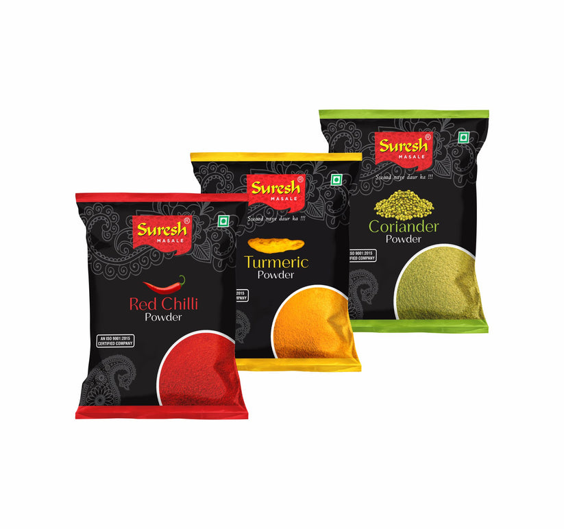 Suresh Essential Spice Combo (500 gm Each - Pack of 3) – Suresh Masale